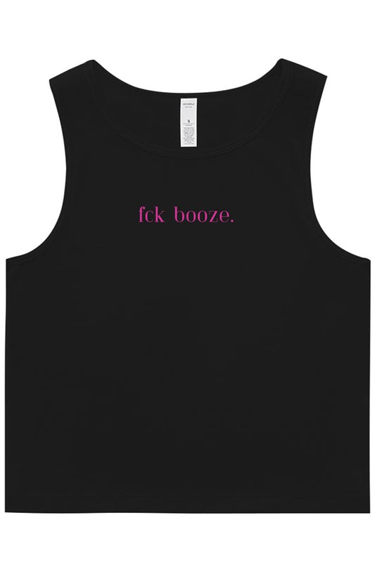 Womens Active Crop Tank